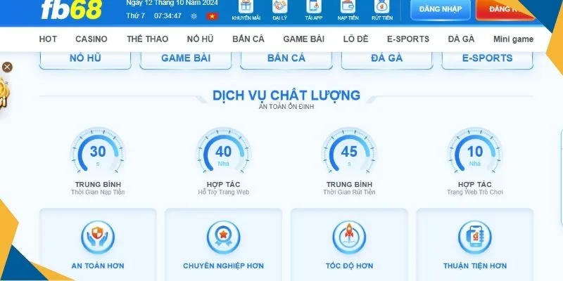 Sứ mệnh của FB68 là bạn đồng hành đánh tin cậy của mọi thành viên